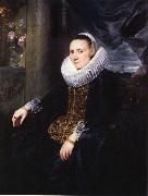 Anthony Van Dyck Margareta snyders painting